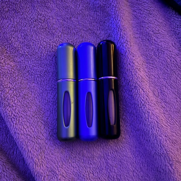 Men’s cologne refillable mini perfume bottles 3 scents - Picture 3 of 3